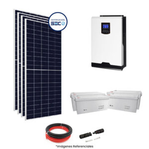 Kit Panel Solar 1000W 12V 2000Whdia con cargador